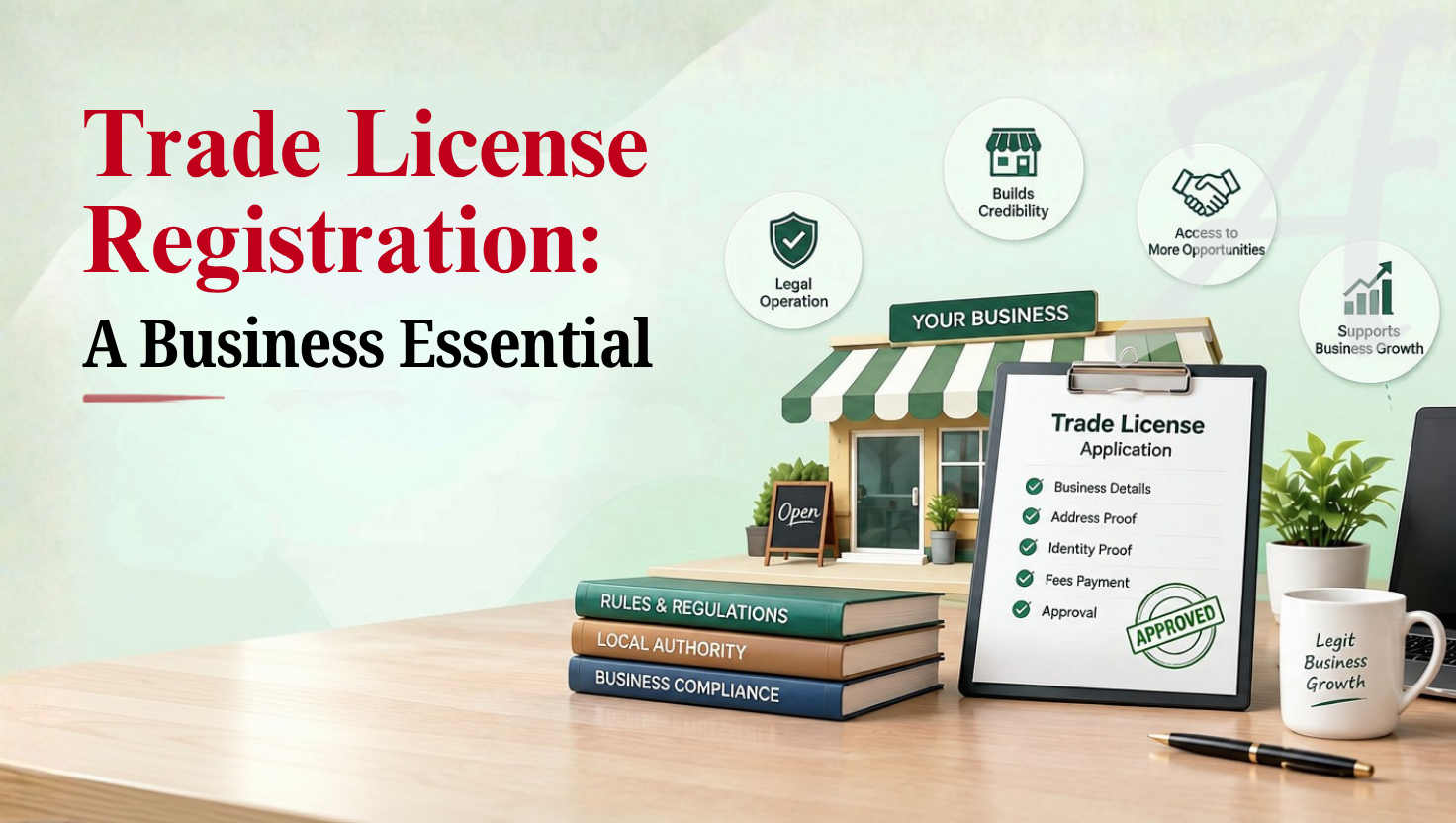 Trade license registration guide and compliance checklist for business growth.