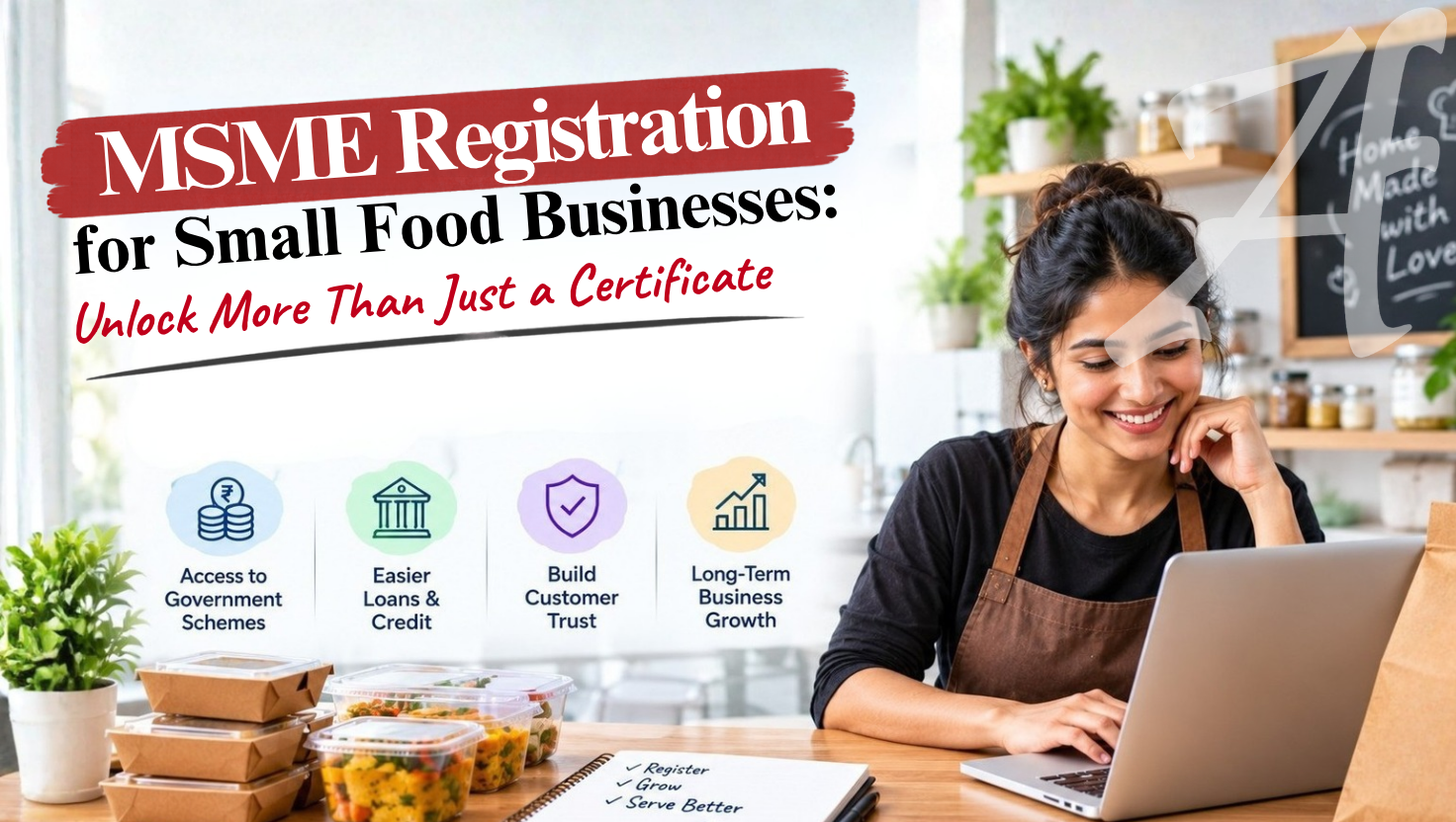 MSME Udyam registration benefits and government schemes guide for small food businesses.